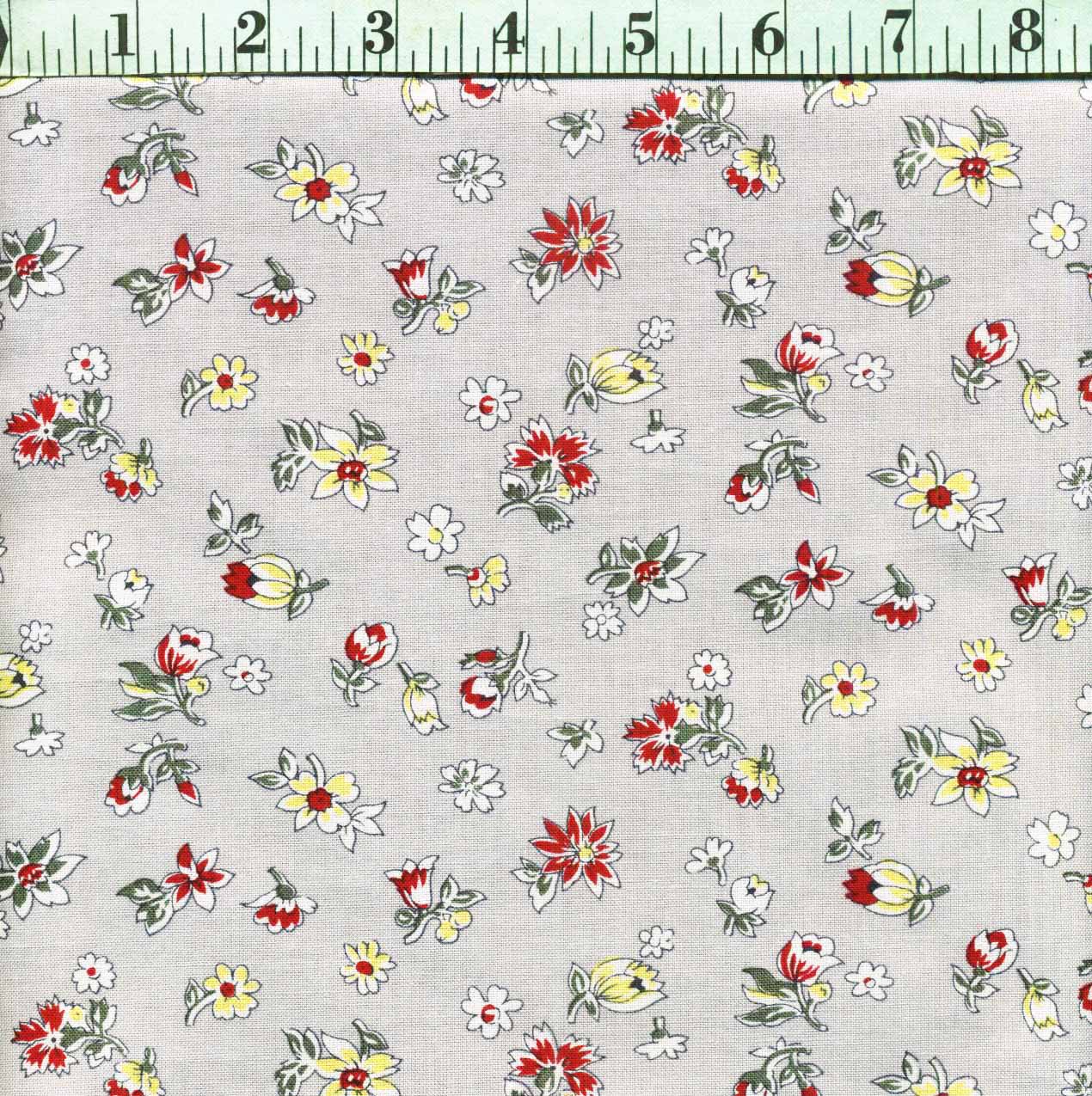 Wilmington Prints: Medium Floral Grey Wilmington Prints: Medium Floral Grey